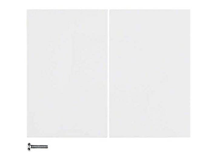 Pulsador KNX radio quicklink doble, serie berker K.1 de hager, blanco polar