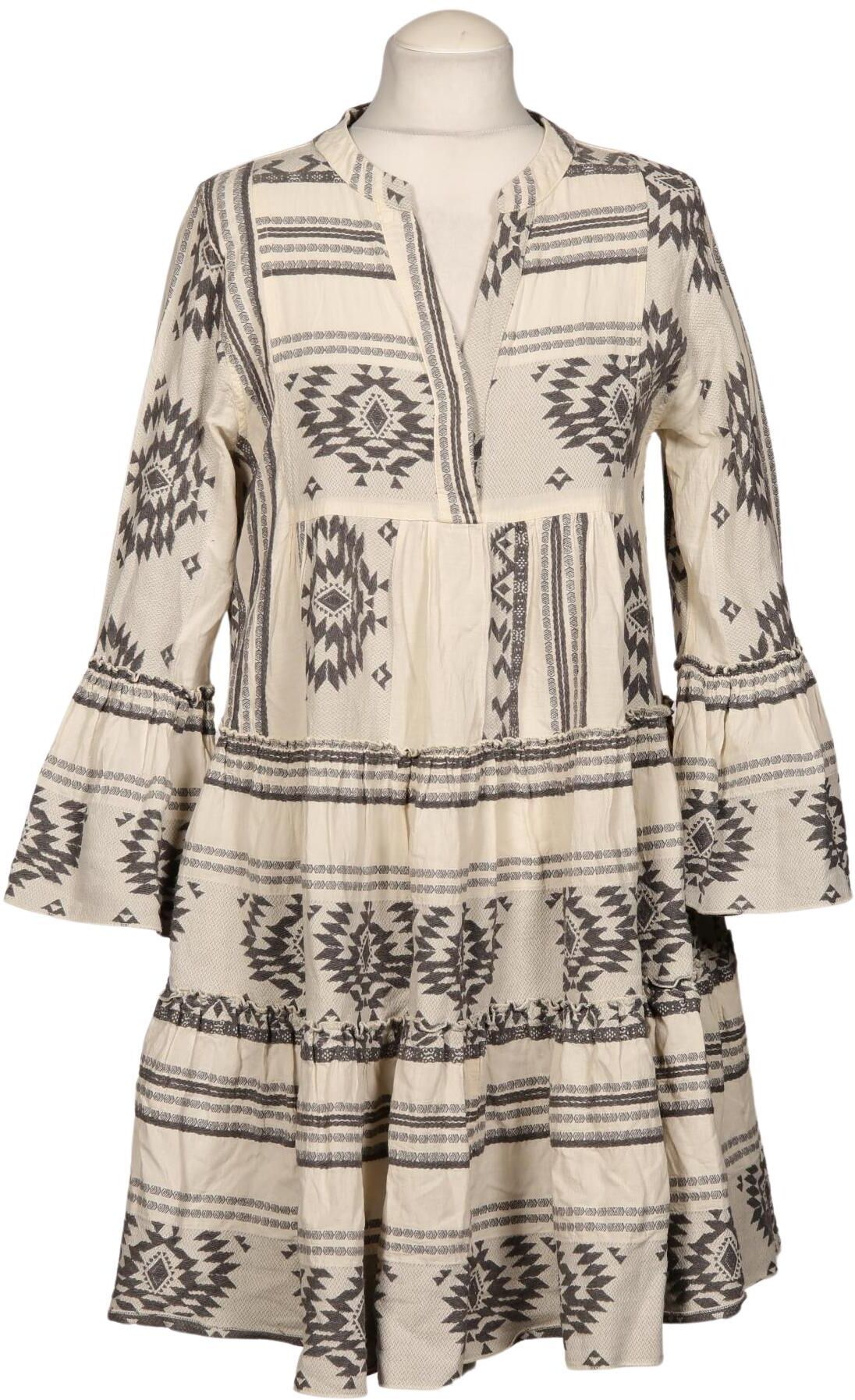 Devotion Damen Kleid, Beige, Gr. S, Modal / Viskose / Baumwolle / Elasthan / Leinen / Seide / Alpaka / Wolle / Angorawolle / Mohair - Second Hand