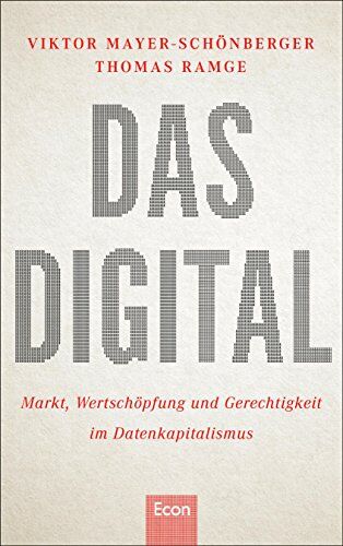 Thomas Ramge - Das Digital: Markt, Wertschöpfung und Gerechtigkeit im Datenkapitalismus - Preis vom 09.10.2026 07:28:09 h