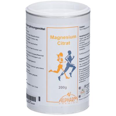 Magnesiumcitrat Pulver Premium Allpharm 200 g