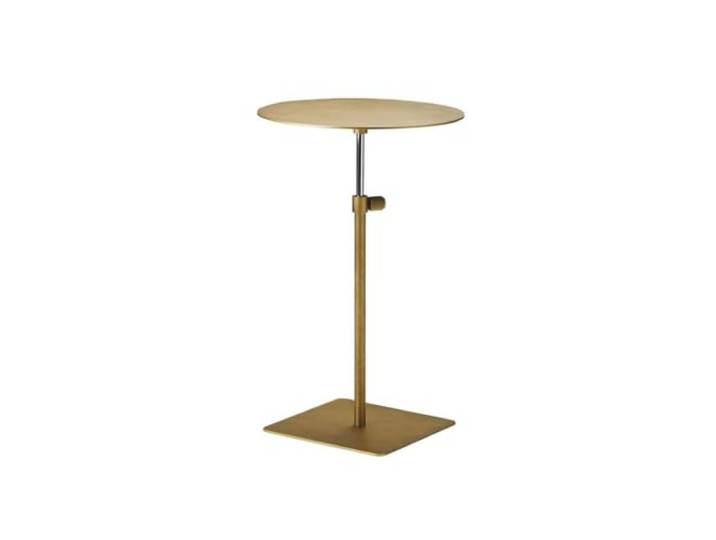 YCCHAH Sofatisch Anhebbarer Sofa-Beistelltisch Aus Edelstahl Und Metall for Den Haushalt, Kleiner Café-Tisch Wohnzimmer-Beistelltisch(A)