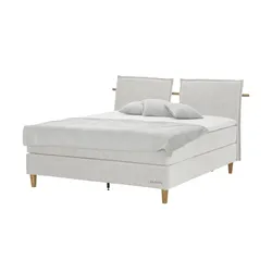 SKAGEN STUDIO Boxspringbett   ¦ beige ¦ Maße (cm): B: 222 H: 107