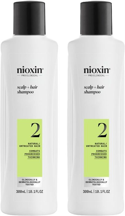 Living Proof Nioxin Systems Shampoo, System 2 300ml Double