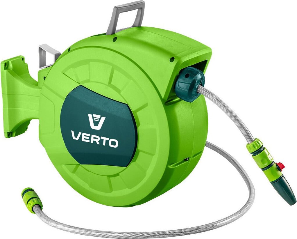 Verto 15G891 Automatische wandgemonteerde rol, groen, kunststof (PVC)