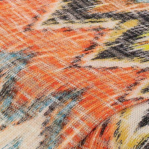 Strickstoff "Zacken", bunt