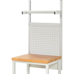 Rau System-Aufbau Komplettset 01, für Arbeitstisch/Werkbank mit Produktbreite 75cm