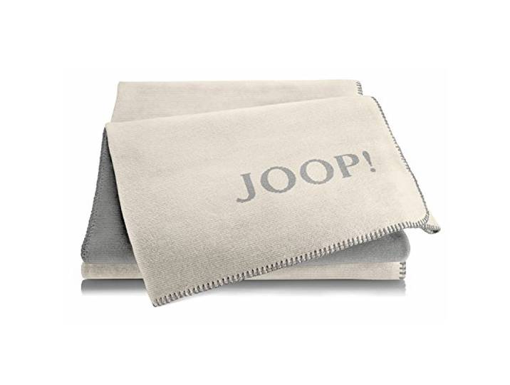 Joop! Wohndecke Melange zweiseitig Silber Natur 150x200 cm