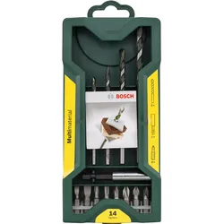 Bosch Mini-X-Line-Universalbohrer-Set, 14-teilig, 1 Universalhlater magnetisch - 2607017161