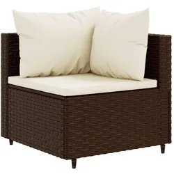 vidaXL, Gartenlounge, Gapenano (2x Eckteil + 2x Mittelteil + Tisch)