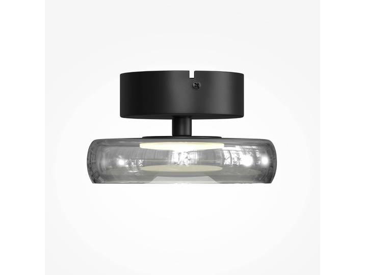 Plafondlamp FLOAT, dimbaar, alu / grijs / zink, Woon-/ Eetkamer, Glas, Modern, plafondlamp