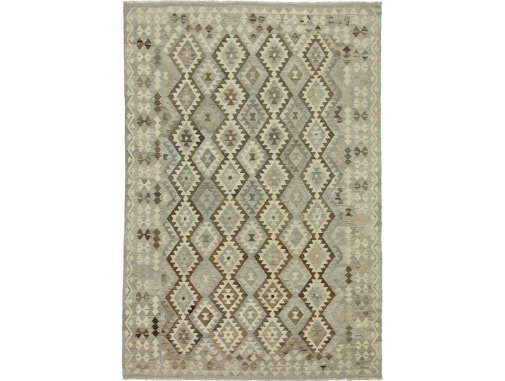 Kelim Afghan Heritage Teppich 207x303 Handgewebt Orientteppich Wolle
