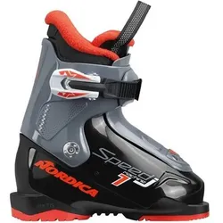NORDICA Jungen Skischuh SPEEDMACHINE J 1, Größe 19,5 in Schwarz Schwarz