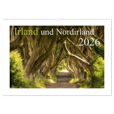 Irland und Nordirland 2026 (Wandkalender 2026 DIN A2 quer), CALVENDO Monatskalender