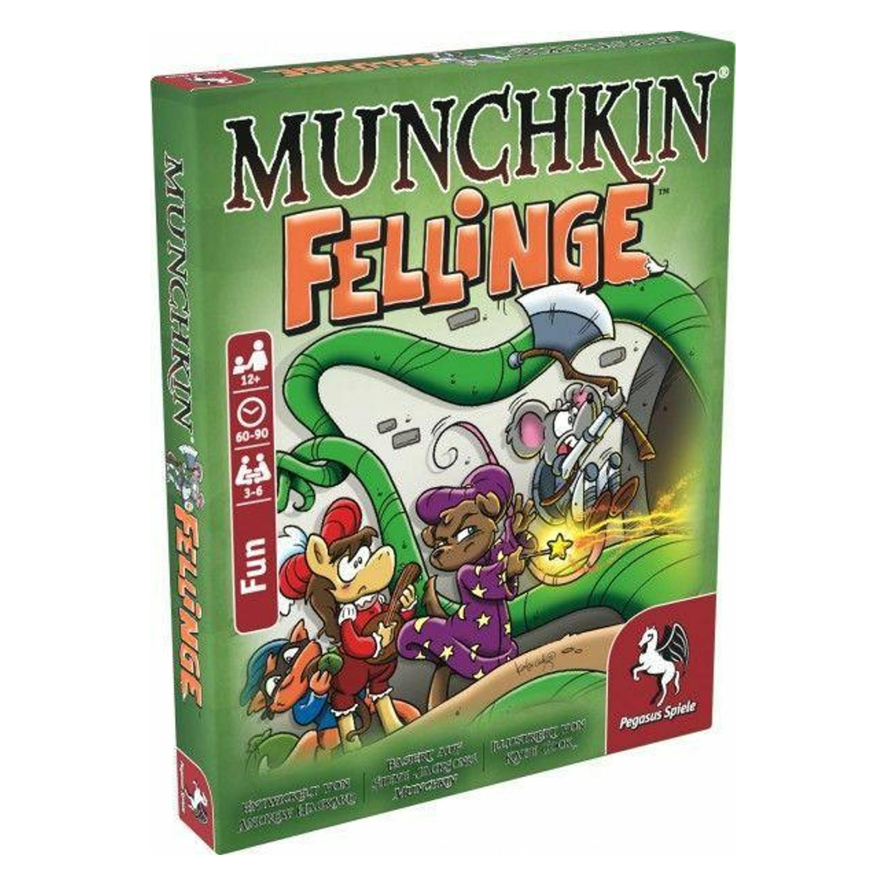 Pegasus Kartenspiel Munchkin Fellinge (Deutsch, 3 - 6 Spieler) (17025G)