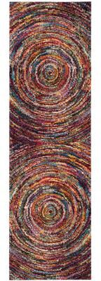 SAFAVIEH Fiesta Shag Nicola Abstract Rug