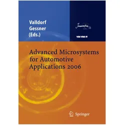 Advanced Microsystems for Automotive Applications 2006, Fachbücher von Jürgen Valldorf, Wolfgang Gessner