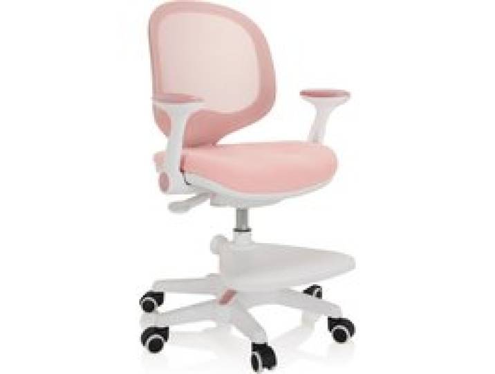 HJH OFFICE Chaise enfant ou Chaise de bureau enfant KID ERGO évolutive (rose)