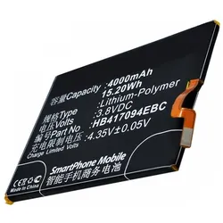AccuCell Akku Huawei Ascend Mate 7, HB417094EBC, Smartphone Akku
