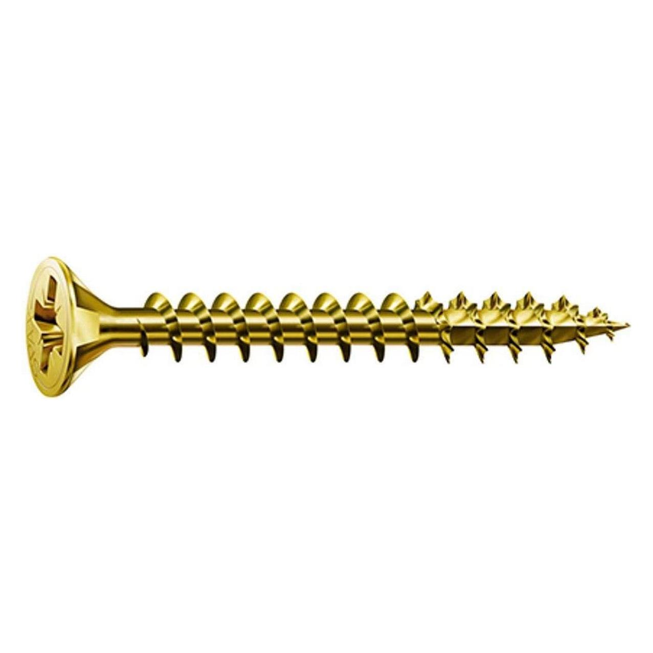 Spax Schraubenkasten Yellox Holz Flacher Kopf 25 Stücke (5 x 50 mm) (25 Schrauben pro Stück) (45260578)