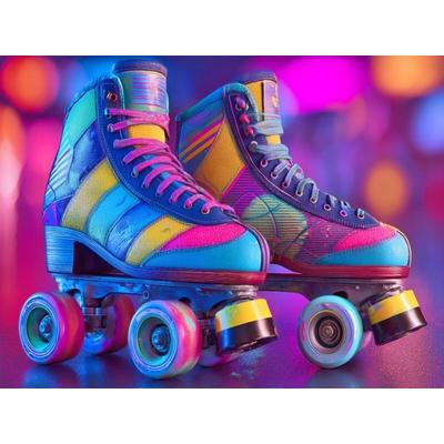CALVENDO Puzzle Roller Disco Memories | 1000 Teile Lege-Größe 64x48cm Foto-Puzzle für glückliche Stunden, Sonstige von , Calvendo Puzzle