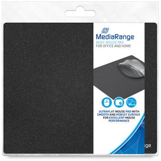 MediaRange Mauspad schwarz mit Anti-Rutsch-Basis