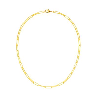 Gliederkette LADY, gold (vergoldet), Halsketten, Damen, Metall, Gliederkette