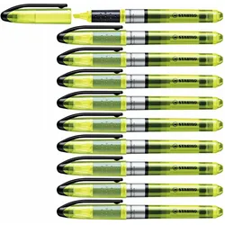 Stabilo, Marker, Textmarker - NAVIGATOR - 10er Pack - gelb (10x)