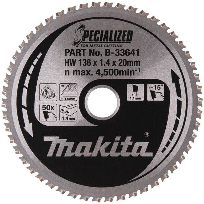 Scie Makita SPÉCIALISÉE.136x20x50x50Z (B-33641) (B-33641)