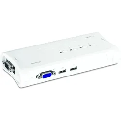Trendnet TK-407K, KVM Switch, Blau