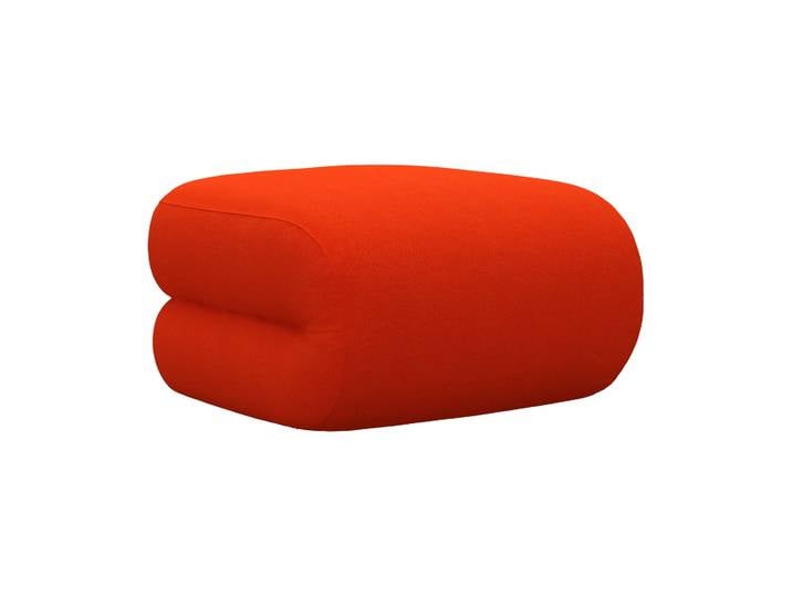 Lammhults Repose-pieds Bau Vidar 0542 rouge, droit