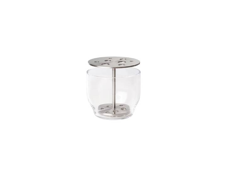 Fritz Hansen - Ikebana Vase Small, Edelstahl / Glas
