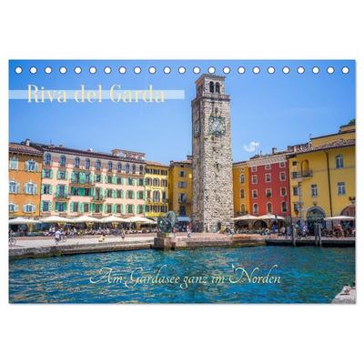 Riva del Garda - Am Gardasee ganz im Norden (Tischkalender 2027 DIN A5 quer), CALVENDO Monatskalender