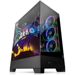 LYNX Streamers Clash Ryzen 7 7800X3D 32GB 1TB SSD NVMe RX 9070 16G W11 Home (1000 GB, 32 GB, AMD Ryzen 7 7800X3D), PC