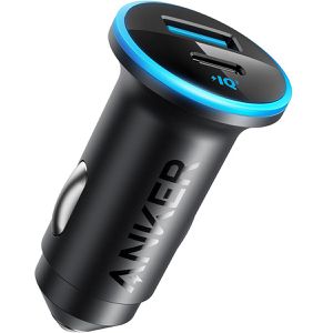 Anker Zigarettenanzünder-Adapter 323, 3 A, 52,5 Watt, mit 1x USB-A und 1x USB-C, für 12 V