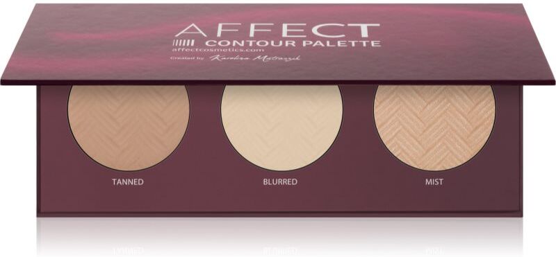 Affect Contour Palette contouring palette for the face 3x6 g
