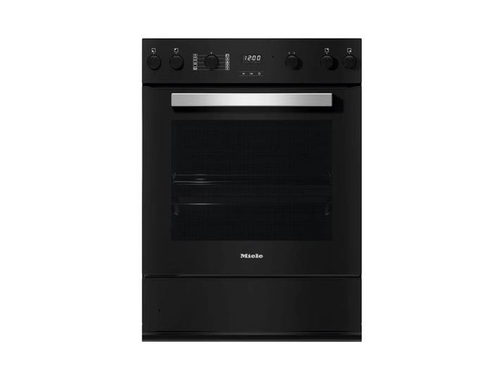 Miele H 2456-55 E SW Herd Obsidianschwarz