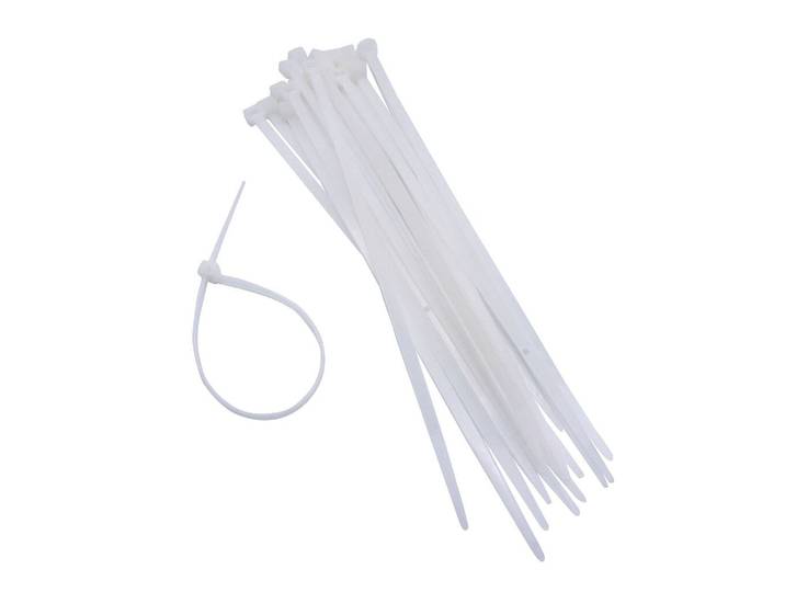 Nature kabelbinders tyraps nylon 15 cm 25 stuks transparant