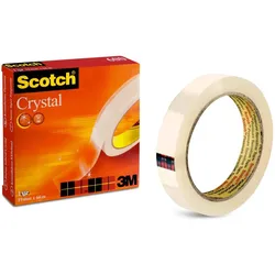 3M Scotch Crystal Klebeband 1 Rolle 19 mm x 66 m