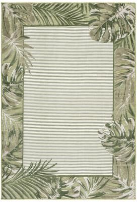 SAFAVIEH Cabana Tulsa Indoor/ Outdoor Tropical Border Rug