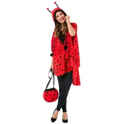 buttinette Marienkäfer-Poncho, unisex