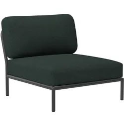 LEVEL Outdoor Sessel Lounge-Modul 1 Dunkelgrau Alpine