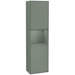 Villeroy und Boch Finion Hochschrank G460GMGM 41,8x151,6cm, links, Emotion, Regal Olive Matt Lacquer, Olive Matt Lacquer