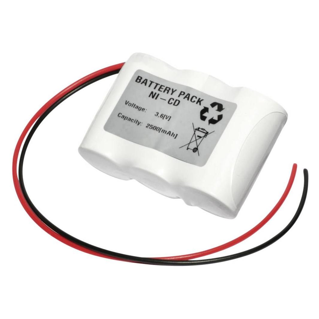 Emmerich Notleuchten Akku Fluchtweg 2500 mAh mit Kabeln (36C2500R)