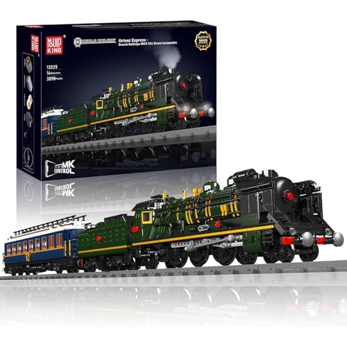 Mould King Technik Orient Express stoomlocomotief bouwpakket model 12025