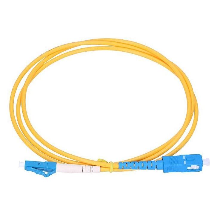 Extralink LC/UPC-SC/UPC | Patchcord | Jednomodowy, Simplex, G652D, 3mm, 2m (2 m) (EX.12301)