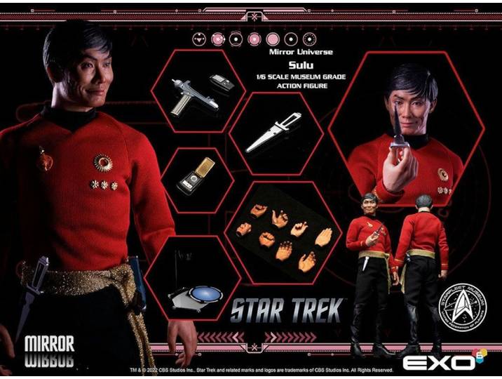 EXO-6 Actionfigur Star Trek: The Original Series 1/6 Mirror Universe Sulu Actionfigur