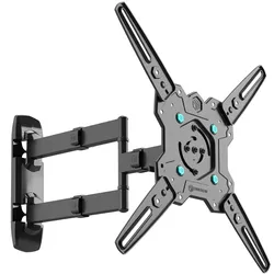 Vollbewegliche Wandhalterung für 32"-65", max. 41 kg, Schwarz M4R