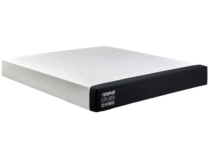 Tempur Viscomatratze 160x200 EXPLORER HYBRID, grau, Stoff
