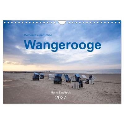 Wangerooge - Momente einer Reise (Wandkalender 2027 DIN A4 quer), CALVENDO Monatskalender