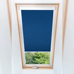KS Handel 24 Dachfensterrollo Thermo verdunkelnd passend für Velux 045 (Baujahr 1972-2022) Blau